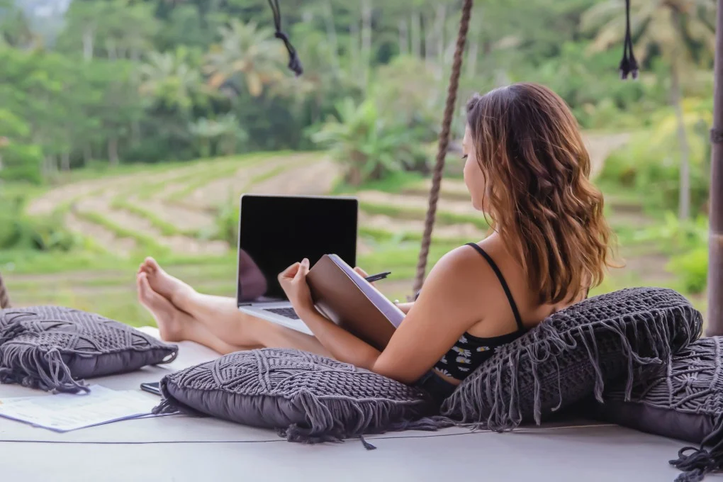 Freelancer managing work permits and self-employment documents